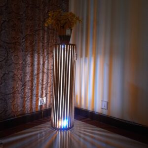 Pedestal-Lamp-Cylendrical