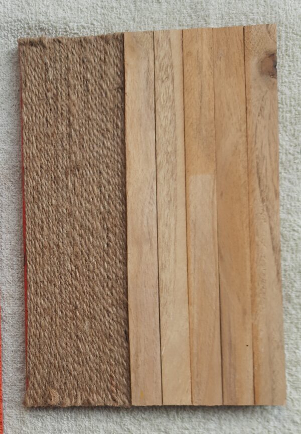 Wooden and Jute Twin Diaries / File Covers